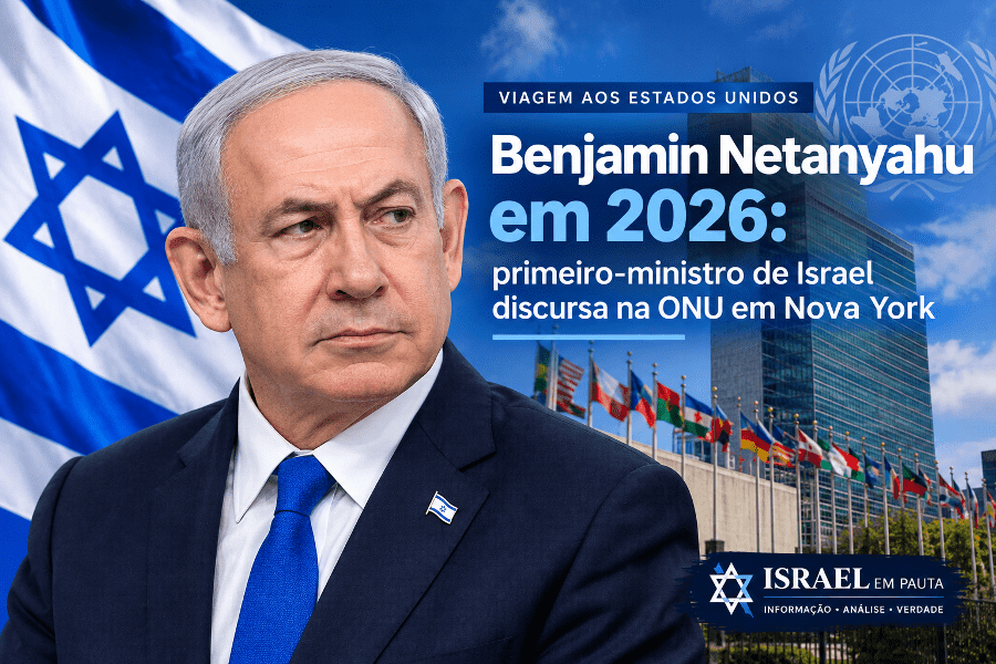 Benjamin Netanyahu nos Estados Unidos em 2026: primeiro-ministro de Israel discursa na ONU