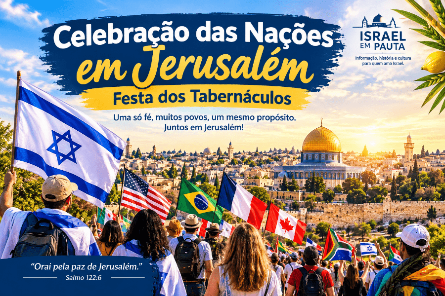 Descubra o significado bíblico da Festa dos Tabernáculos em Jerusalém, a celebração das nações, a Marcha de Jerusalém e a participação de cristãos de todo o mundo.